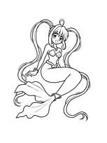 coloriage mermaid melody princesse du pacifique nord